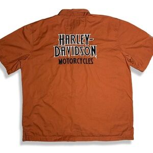 Vintage 00s Harley Davidson Button Up Shirt